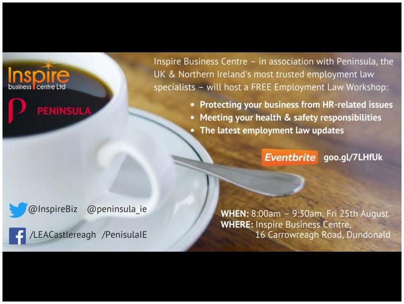 Inspire Networking Breakfast; HR advice for SME's