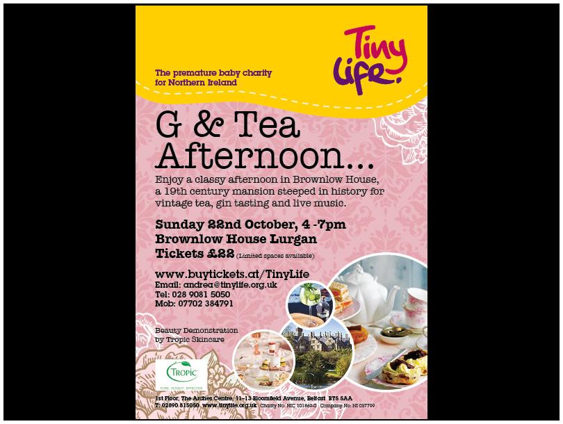 G n Tea - Afternoon Tea with Gin Tasting & Beauty Presentation