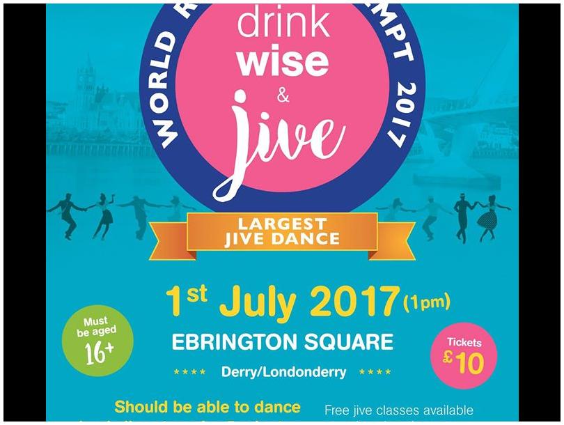 Drink Wise Age Well NI JIVE WORLD RECORD ATTEMPT
