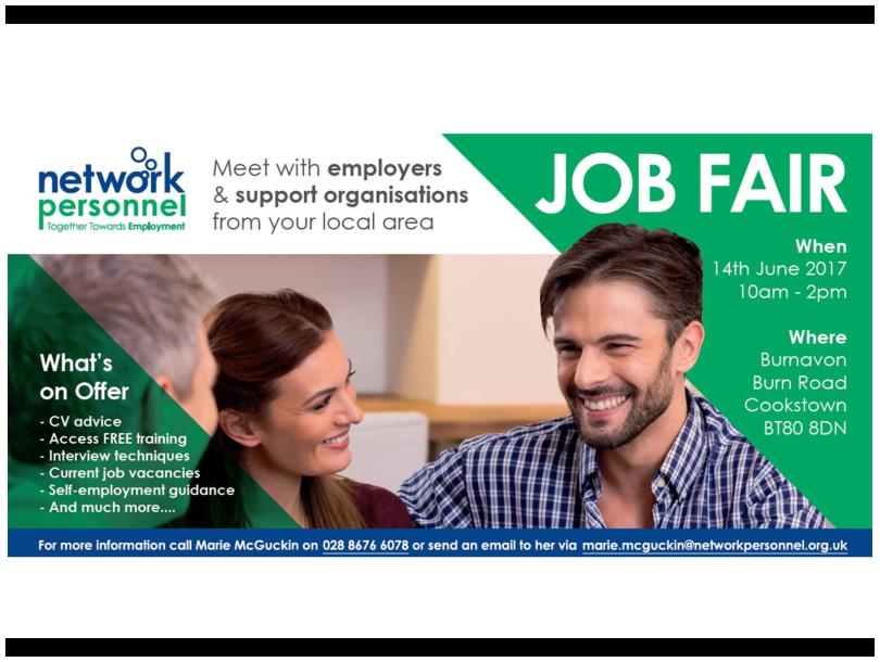Network Personnel host Job Fair in Mid-Ulster