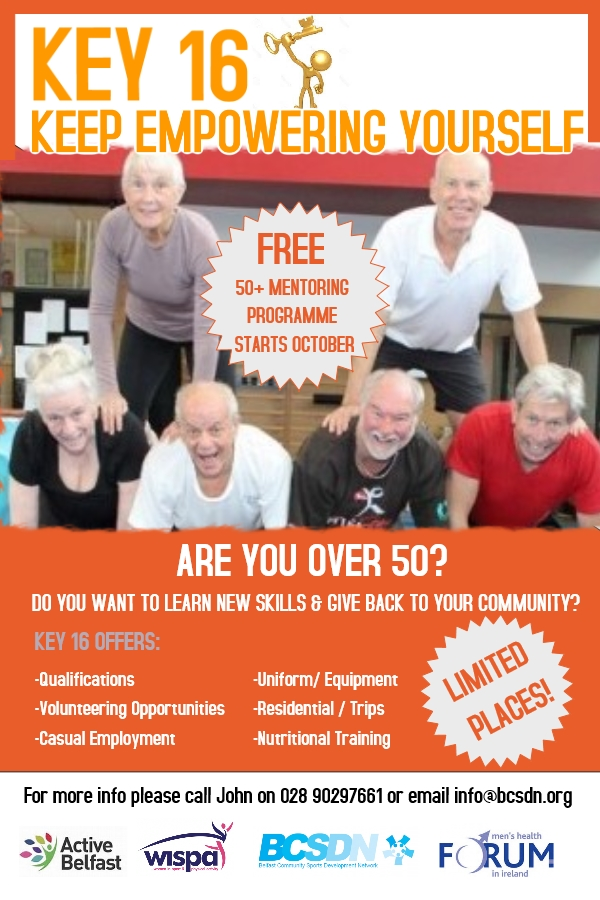KEY 16 Over 50's Programme