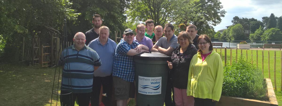 Compass Group with their free Waterbutt