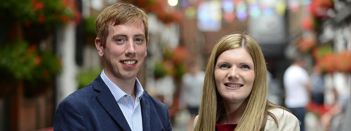 Joe Devlin and Laura McNamee have been chosen for this year's Future Leaders Connect programme