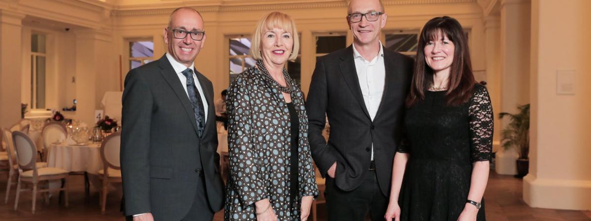 Pictured L-R: Kevin Kingston, Marie-Thérése McGivern, Gerry Hughes & Kerrie Sweeney