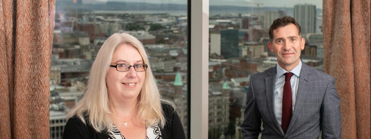 Lynne Kavanagh (left) has been appointed as BCM's new Deputy CEO. Pictured here with Nicky Conway, BCM CEO.