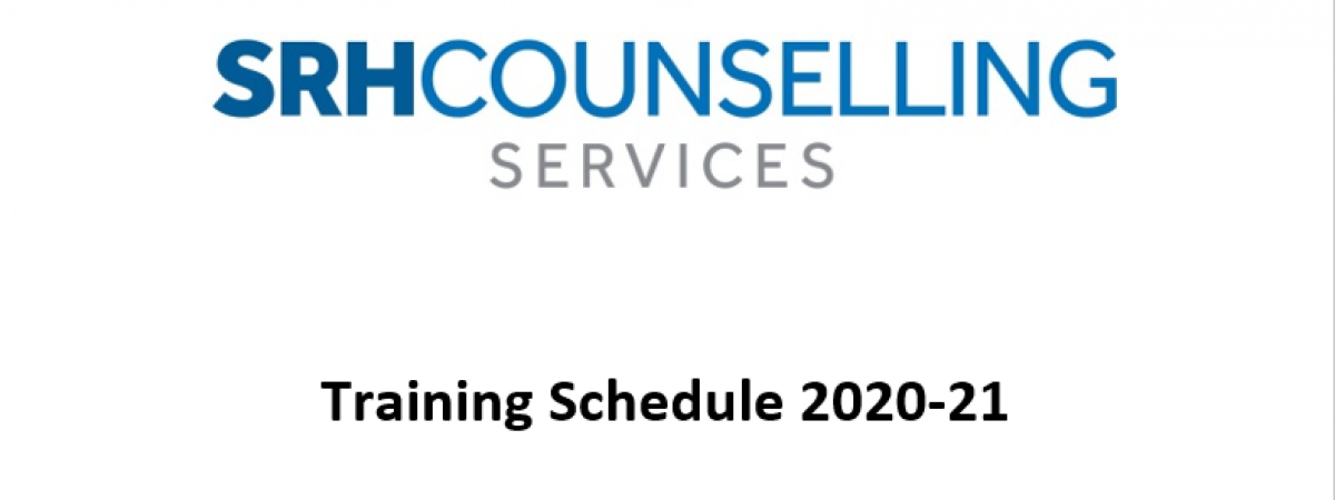 SRH Counselling Services new training schedule! 