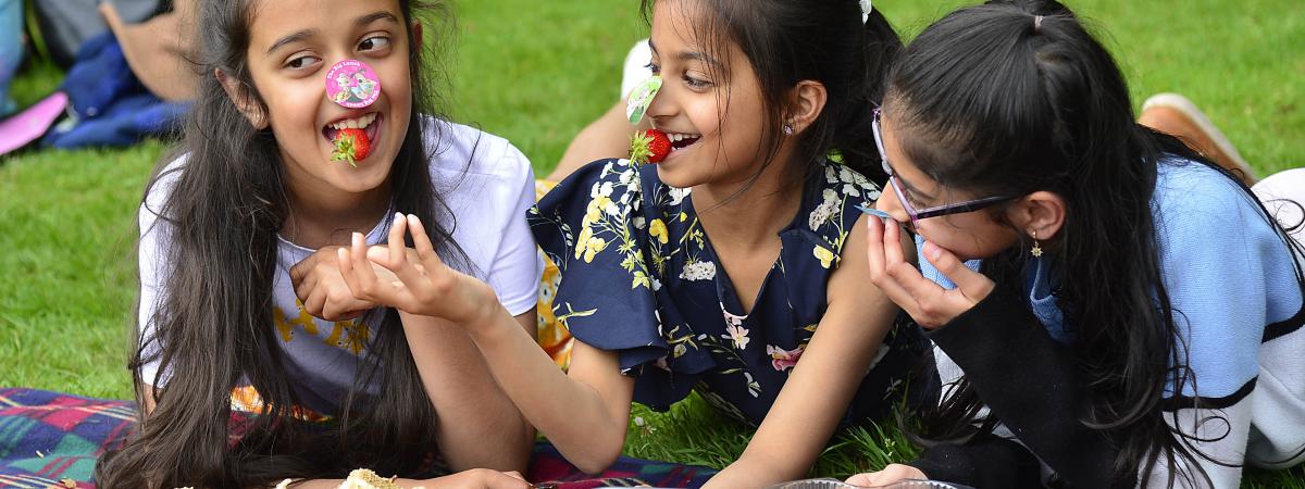 Enjoying The Big Lunch in the park with ImageNation NI 