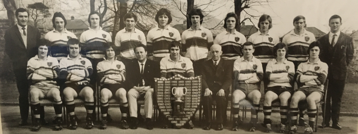 Pictured are the Boys’ Model 1971 Rugby School’s Cup winning team.