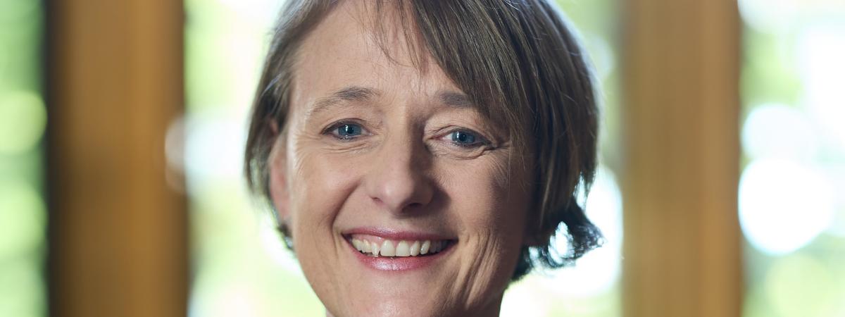 Author Rev Clare Hayns. Photo by Ian Wallman