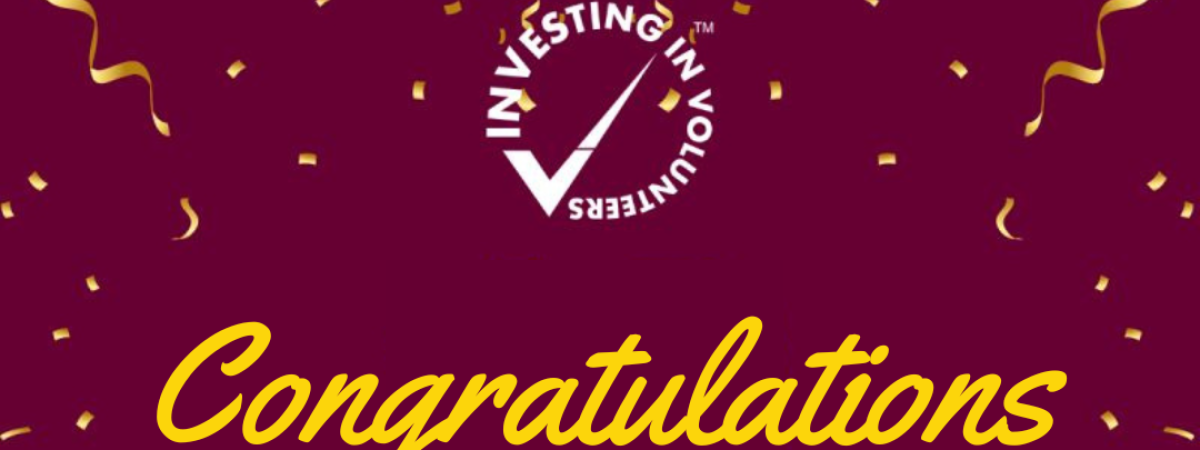 Investing in Volunteers Congratulations