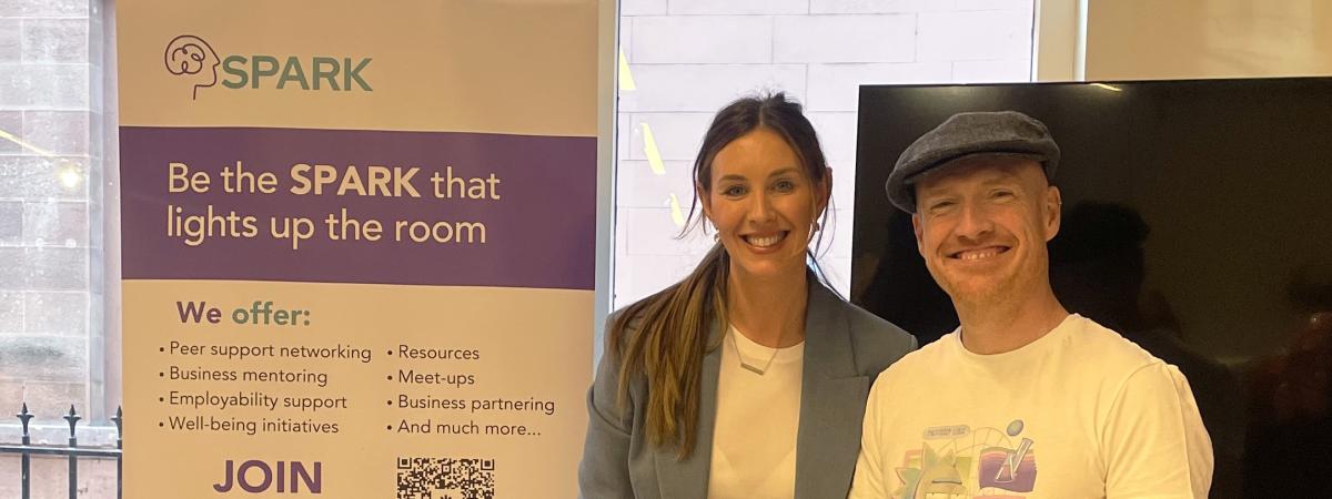 Co-founders of SPARK Group Cara Marks and Gary Gates