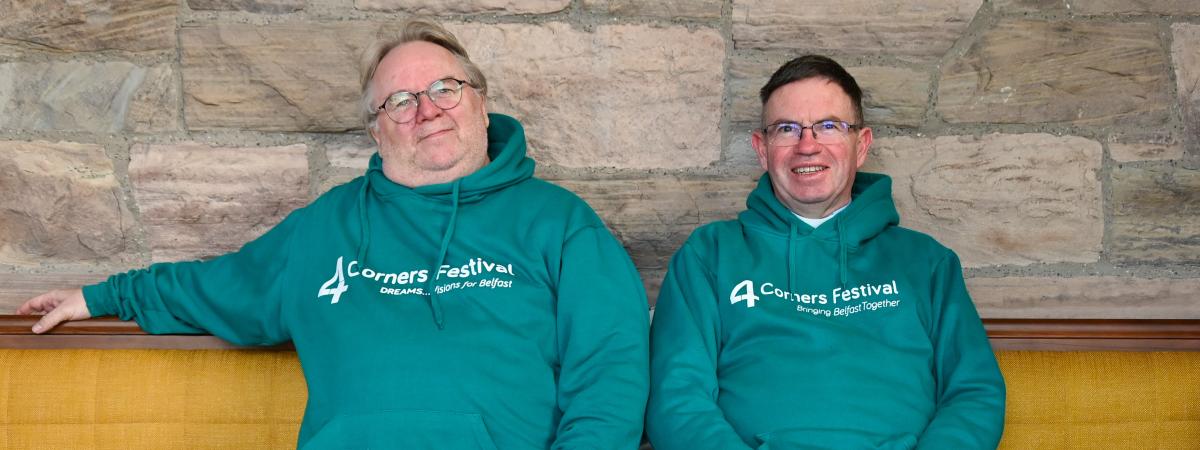 4 Corners Festival Co-Founders Reverend Steve Stockman and Father Martin Magill