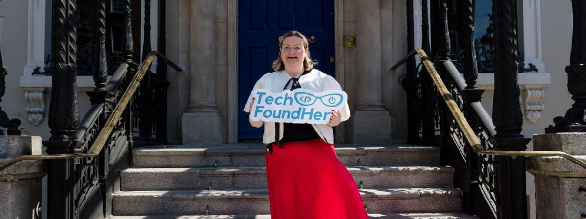 Máirin Murray CEO of TechFoundHer at the Mansion House, Dublin