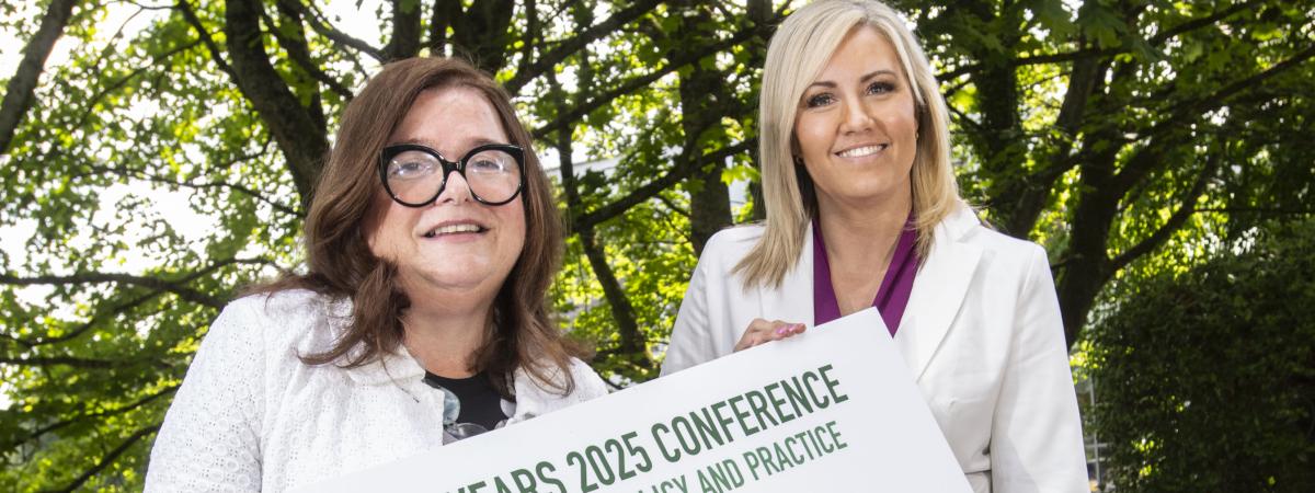 Pauline Walmsley, Chief Executive Early Years and Diane Forsythe MLA, Assembly Private Secretary to the Education Minister