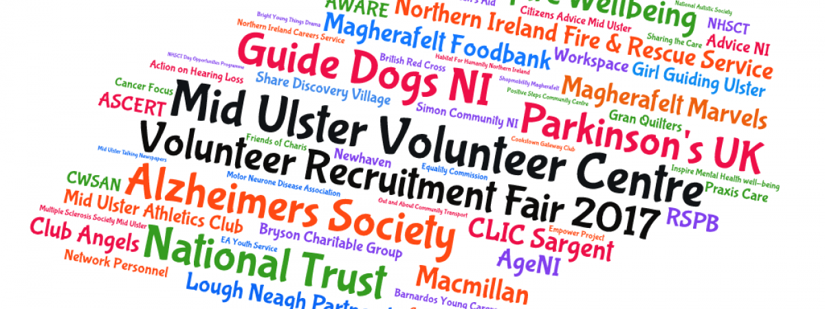 Mid Ulster Volunteer Recruitment Fair 2017 Mid Ulster Volunteer Recruitment Fair 2017