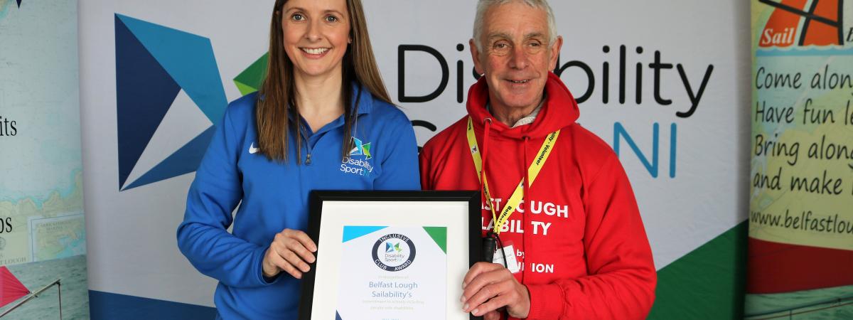 Local club sails to victory winning Disability Sport NI’s ‘Inclusive Club Award’. Local club sails to victory winning Disability Sport NI’s ‘Inclusive Club Award’.