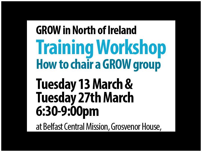 GROW in North of Ireland, Training Workshop, How to chair a GROW group