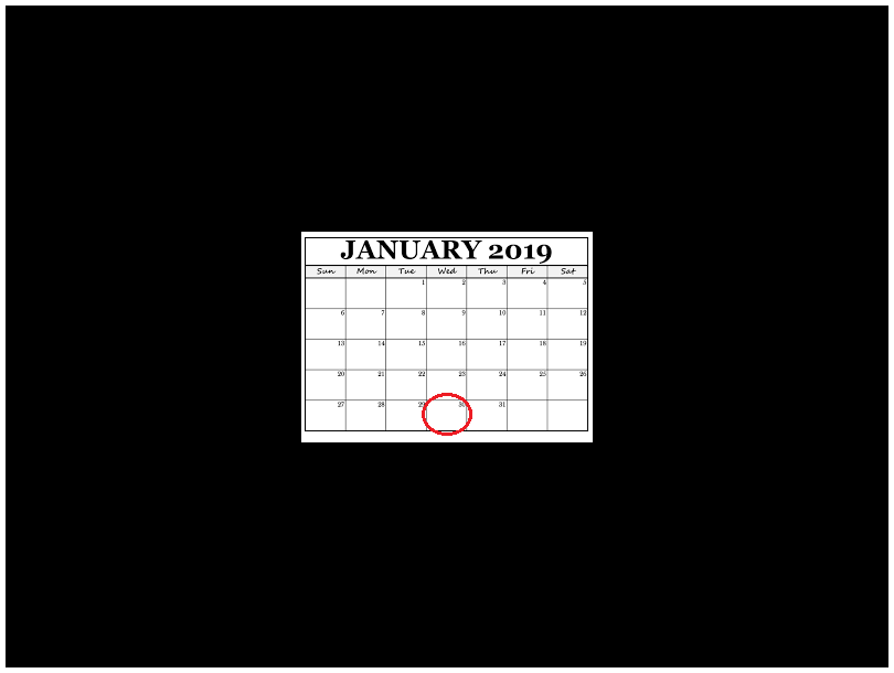 Save the date January 30th graphic