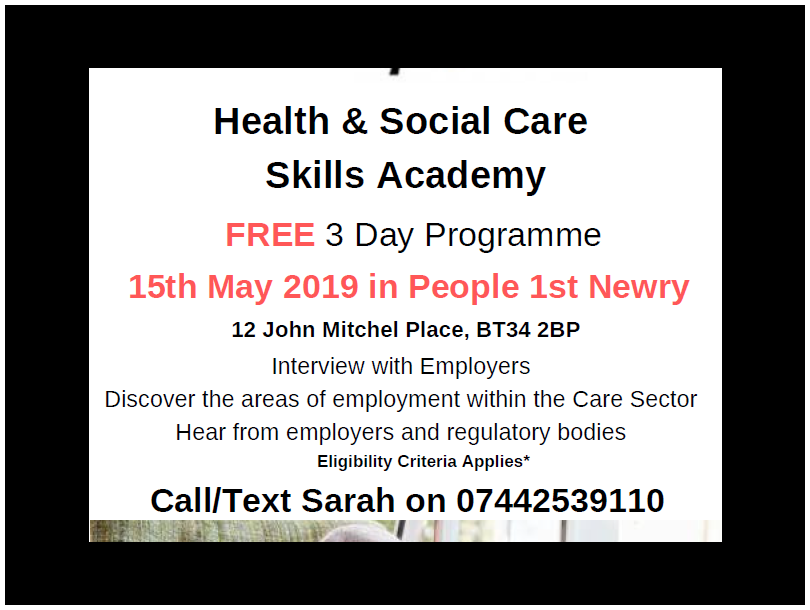 Health and Social Care Skills Academy with People 1st