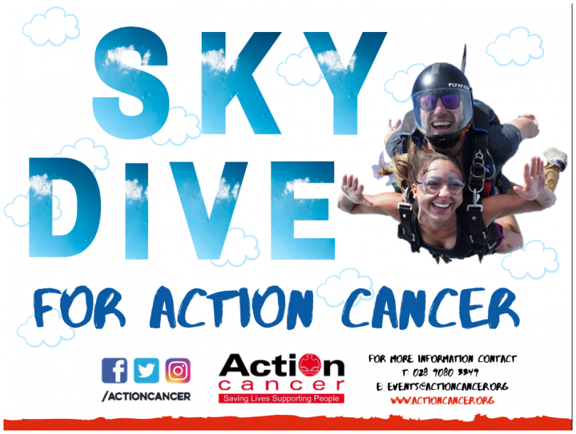 Sky Dive for Action Cancer