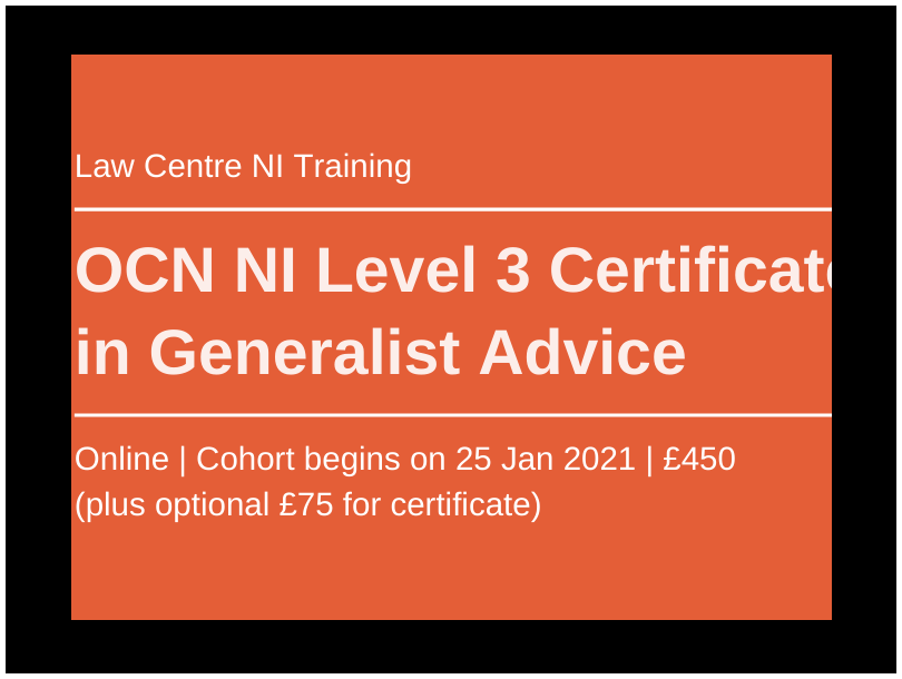 Law Centre NI Training