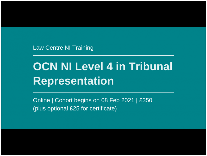 Law Centre NI Training