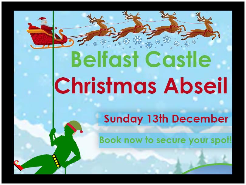 Abseil 100ft down Belfast Castle and help support children, adults and their families affected by Acquired Brain Injury