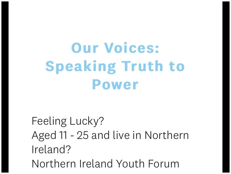Please fill in our survey if you are aged 11 - 25 yrs