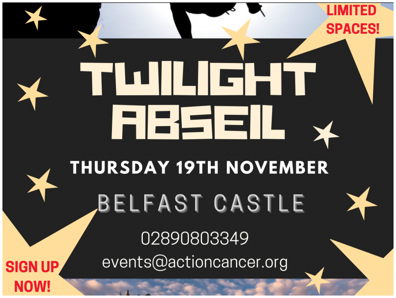 Twilight Abseil Belfast Castle - November 2020