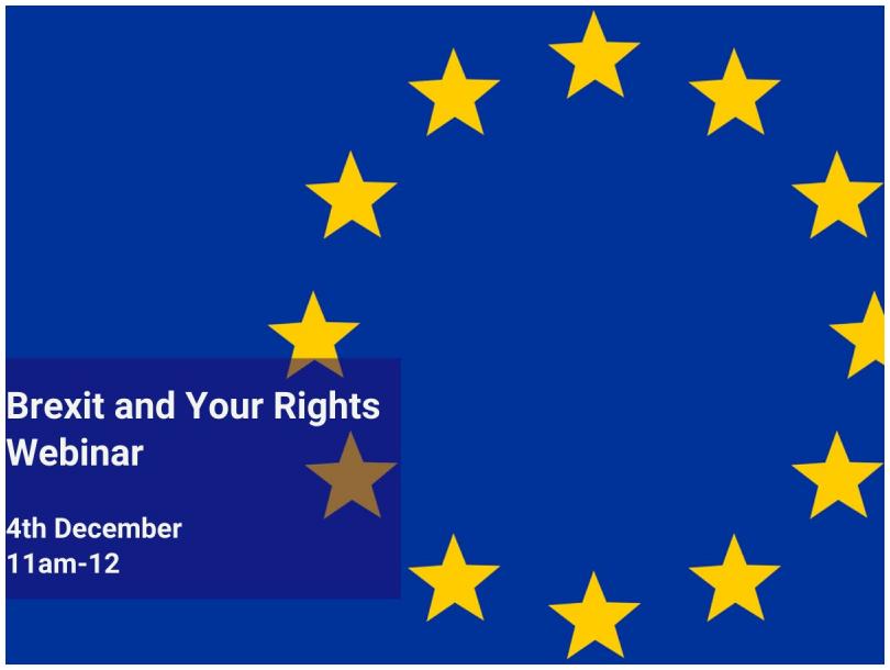 Brexit and your rights webinar image