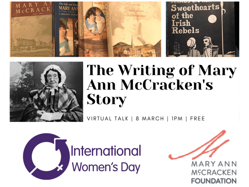 International Women's Day Mary Ann McCracken's Story