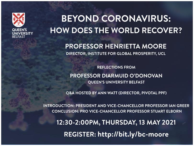 To register for this event, please visit https://www.eventbrite.co.uk/e/beyond-coronavirus-how-does-the-world-recover-tickets-151612267373