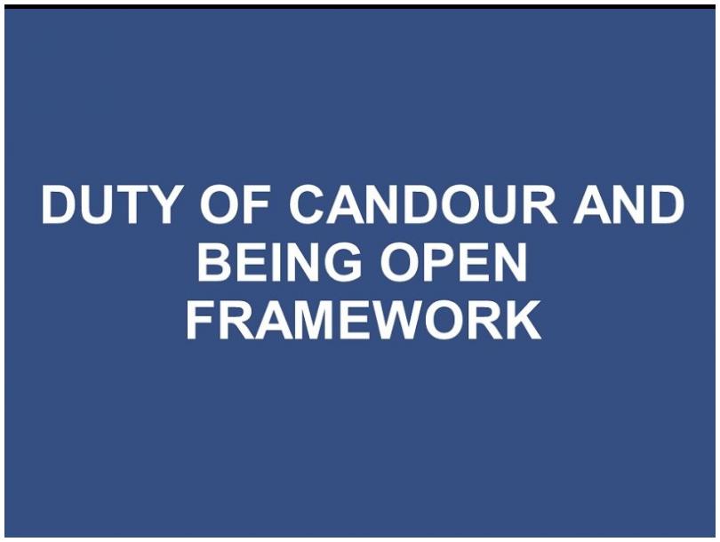 Duty of Candour & Being Open Consultation image