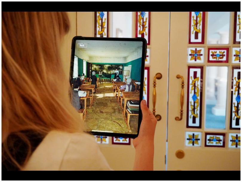 Augmented reality tour at Clifton House