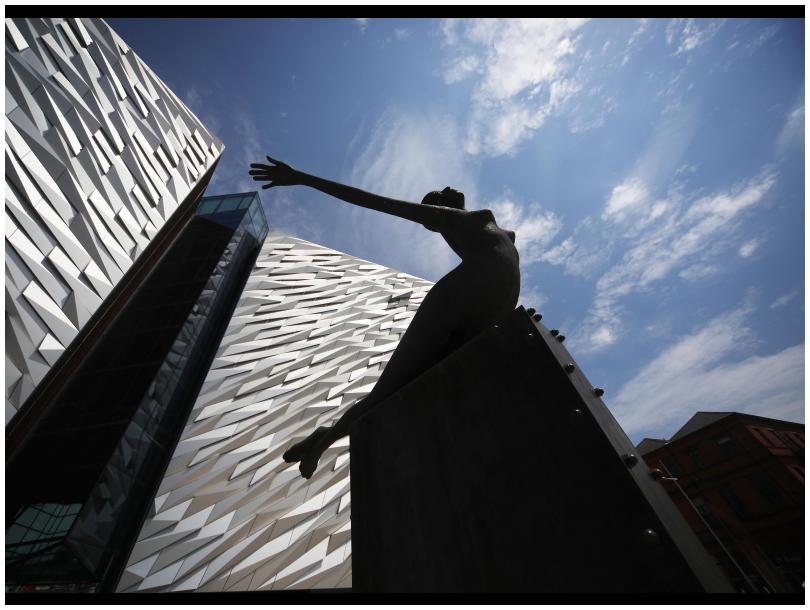 Maritime Mile Photography Tour Titanica Statue Titanic Belfast