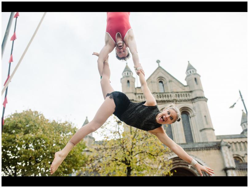 Tumble Circus perfomers