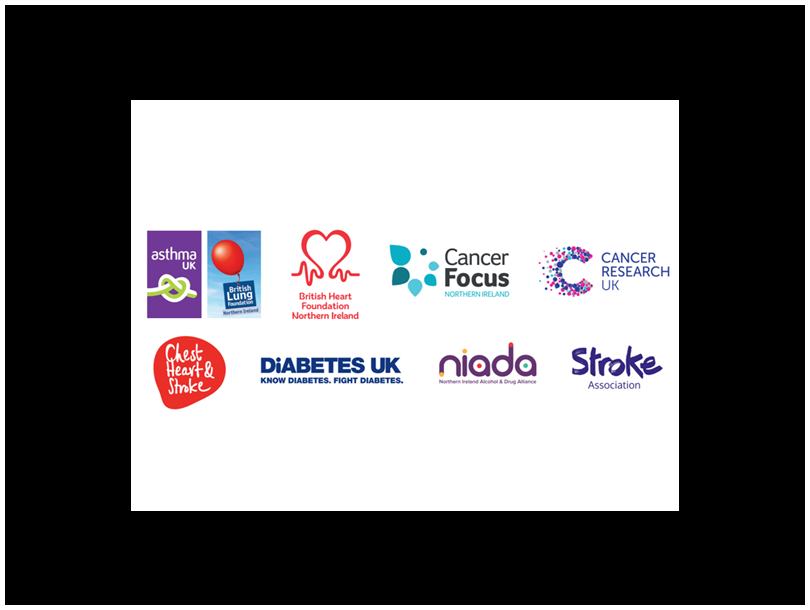Eight charities dedicated to addressing NCDs and their risk factors in Northern Ireland