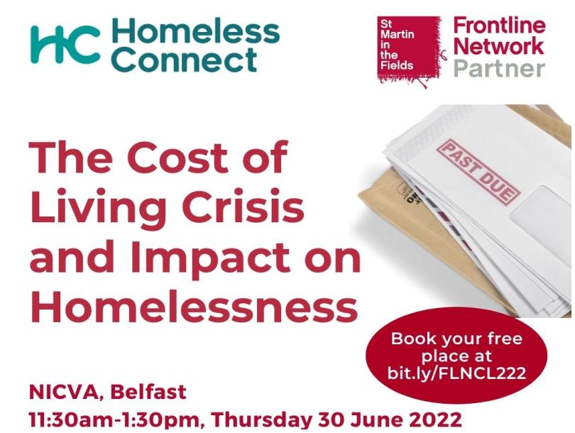 The Cost of Living Crisis and Impact on Homelessness - Thursday 30 June 2022, NICVA