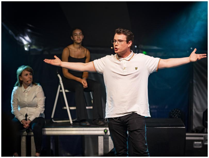 John Travers performing in Shared?