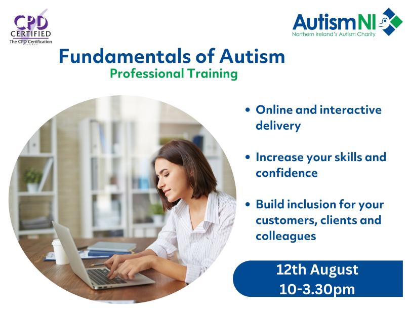 Understanding and Supporting Autistic People flyer 