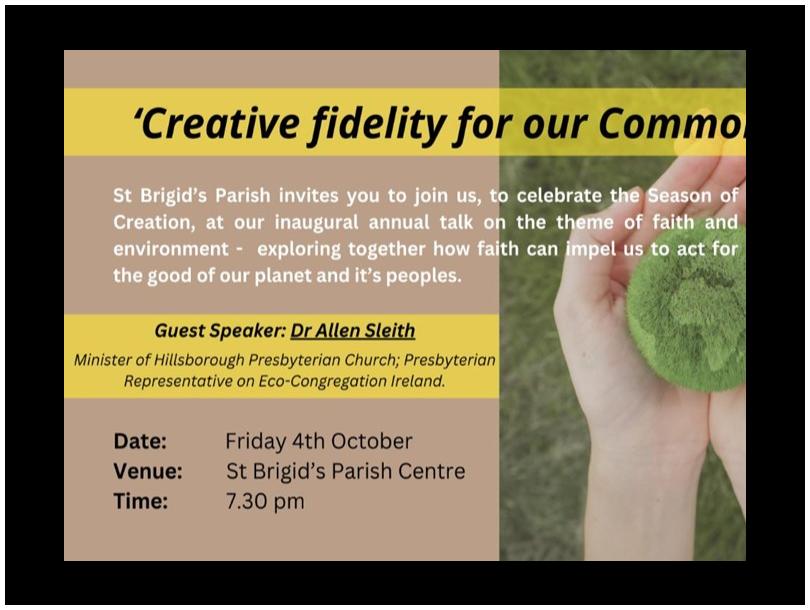 "Creative Fidelity for our Common Home"