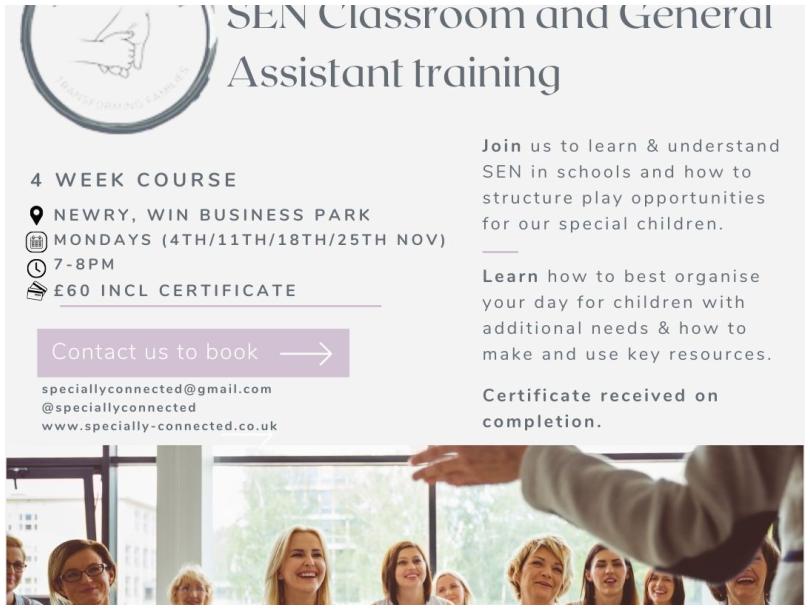 SEN Classroom and General Assistant Training