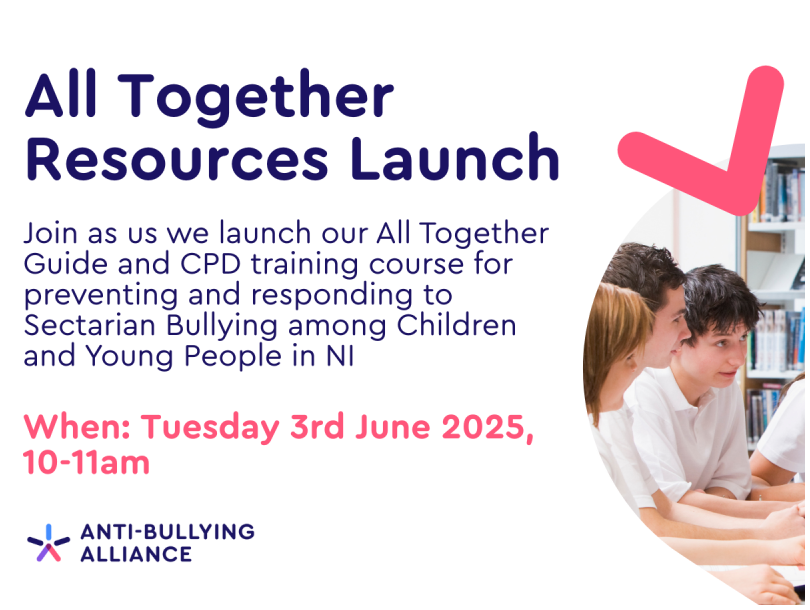 Flyer with image of school pupils