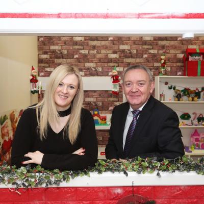Francesca Kelly, Aurora Counselling and Damian McAteer, Vice Chair of UCIT 