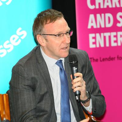 Phelim Sharvin, UCIT, speaking at last year's Social Value conference