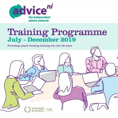 Advice NI Training Calendar July - December 2019
