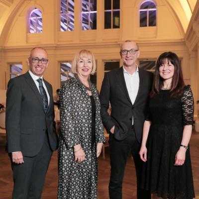 Pictured L-R: Kevin Kingston, Marie-Thérése McGivern, Gerry Hughes & Kerrie Sweeney