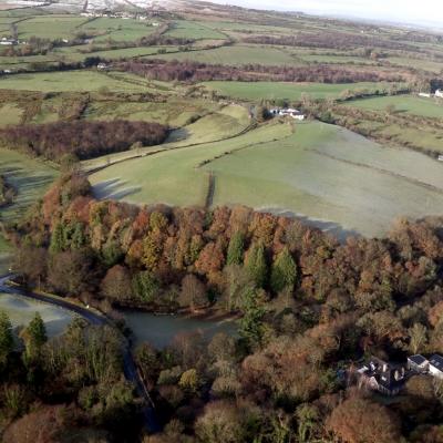 Aerial View over the spectacular Bonds Glen