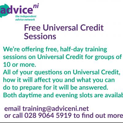 Free Universal Credit Sessions in your area