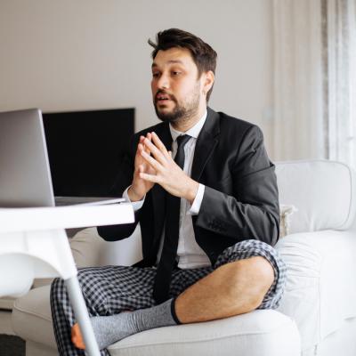 The joy of remote working!